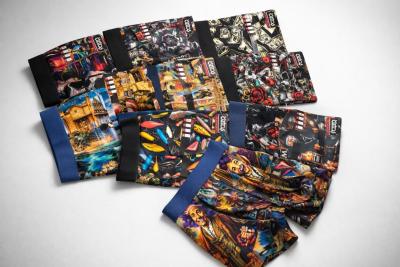 Öztaş Underwear Erkek Dijital Baskılı Lycrali Boxer 1722-A