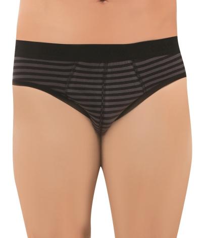 Erkek 3'Lü Lycralı Çizgili Slip 1744-F