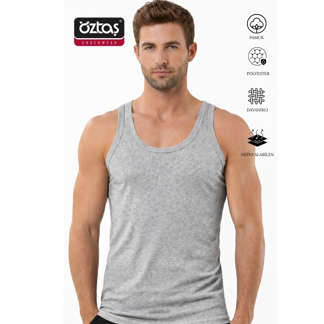 Erkek Süprem Atlet Melanj 1050-A