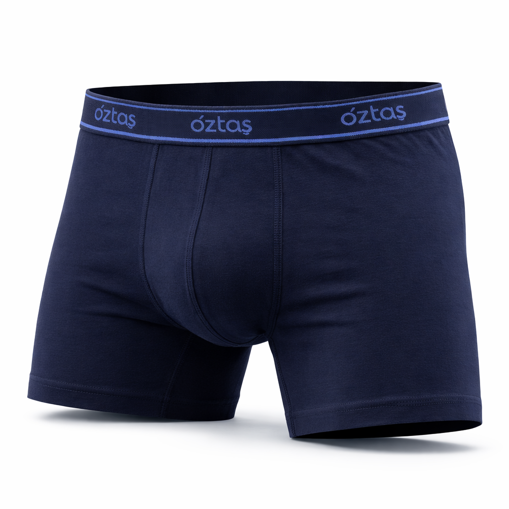 Erkek Lycralı Boxer Renkli 1717-A