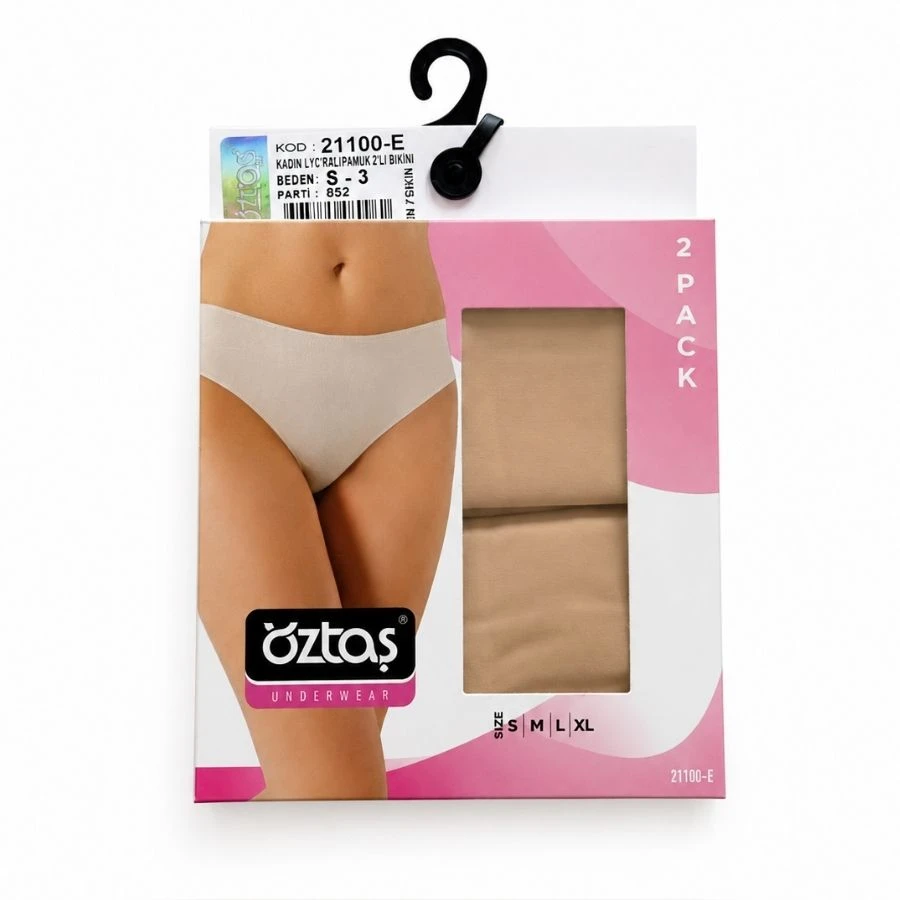 Kadın İzyapmaz Bikini 2'Li Paket 21100-E