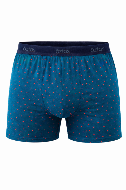Erkek Baskılı Lycralı Boxer Asortı 1711-A