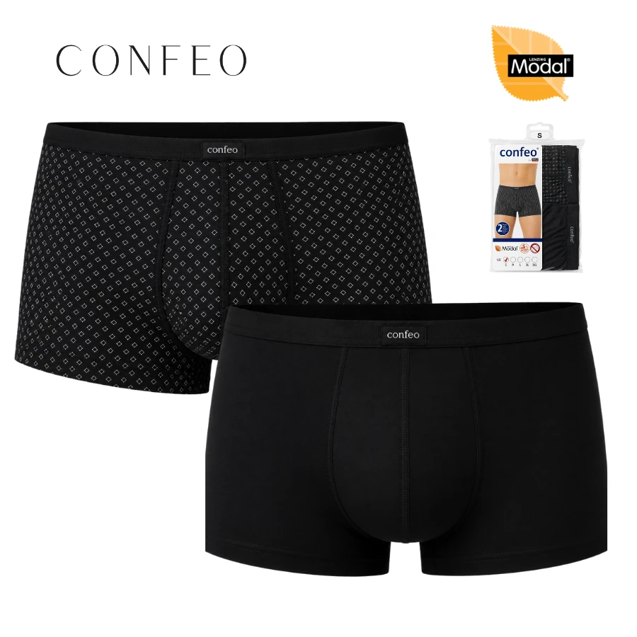 Erkek Confeo Modal Boxer Katlama Lastikli 2'lİ Paket 1960-YE