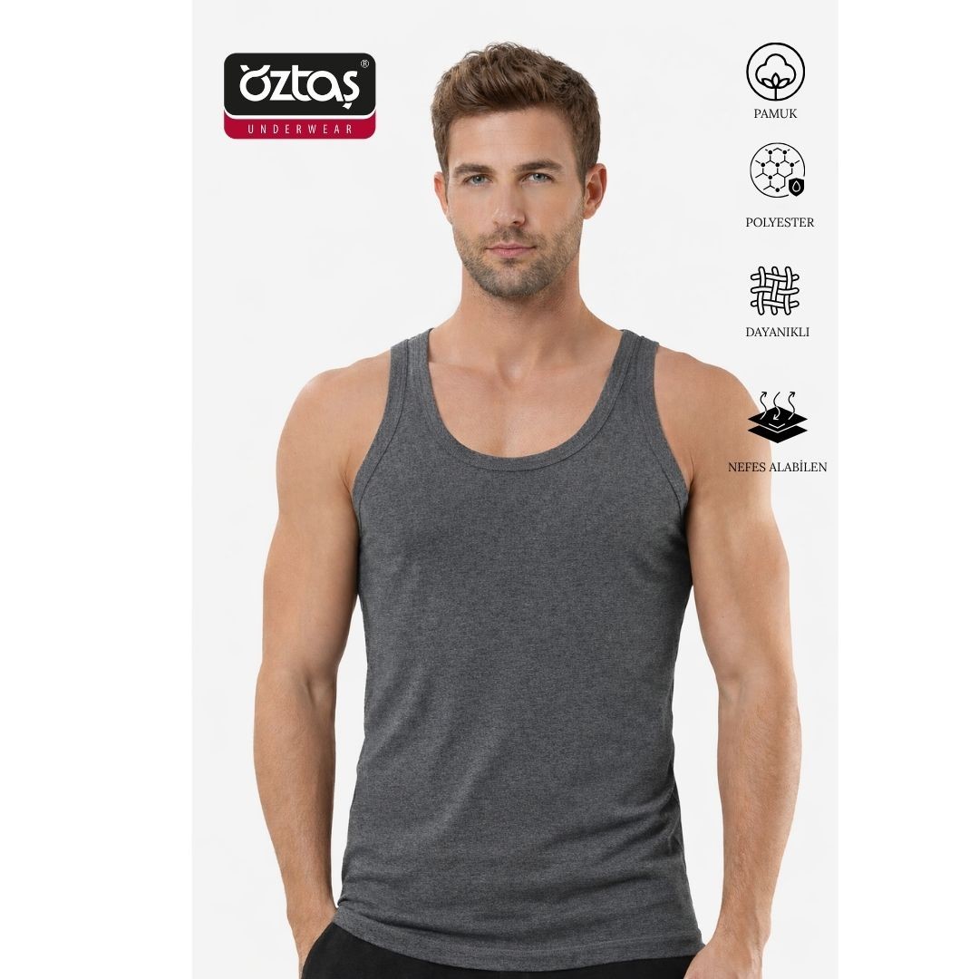 Erkek Süprem Atlet Melanj 1050-A