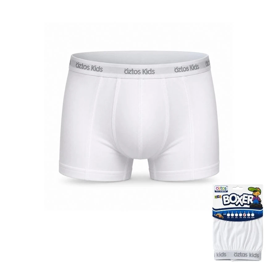 Erkek Çocuk Lycralı Renkli Boxer 3701-A