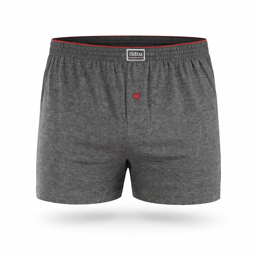 Erkek Havlu Bel Penye Boxer Melanj 1128-A