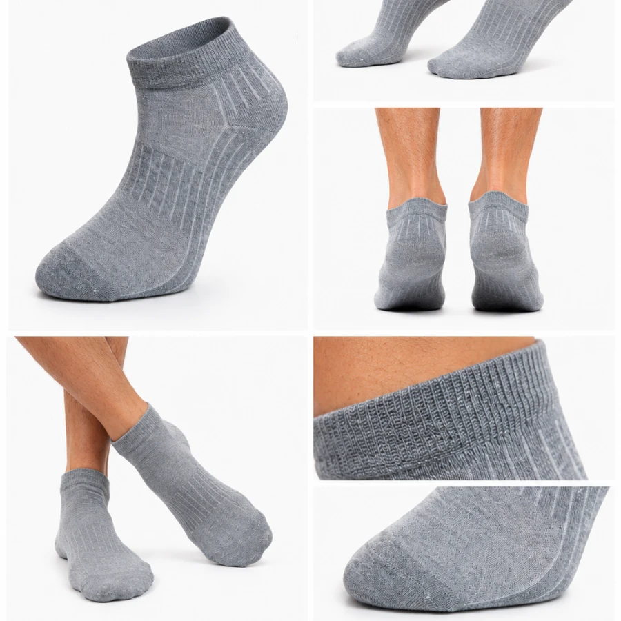 Erkek Likralı Penye Patik Desen-2 C932-028