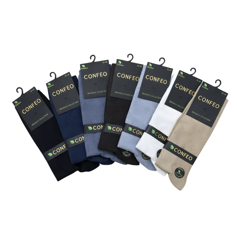 Erkek Düz Bambu Soket Çorap 6'lı Paket C932-015