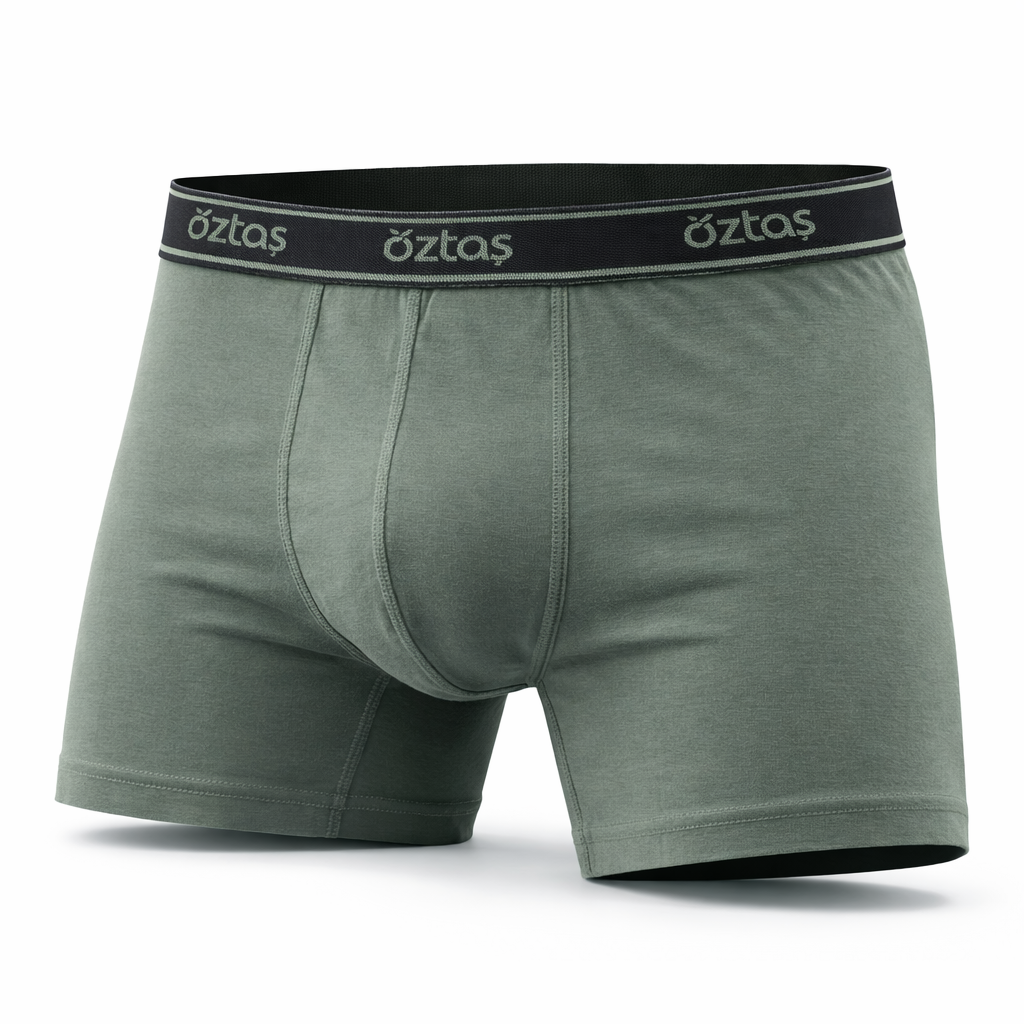 Erkek Lycralı Boxer Renkli 1717-A