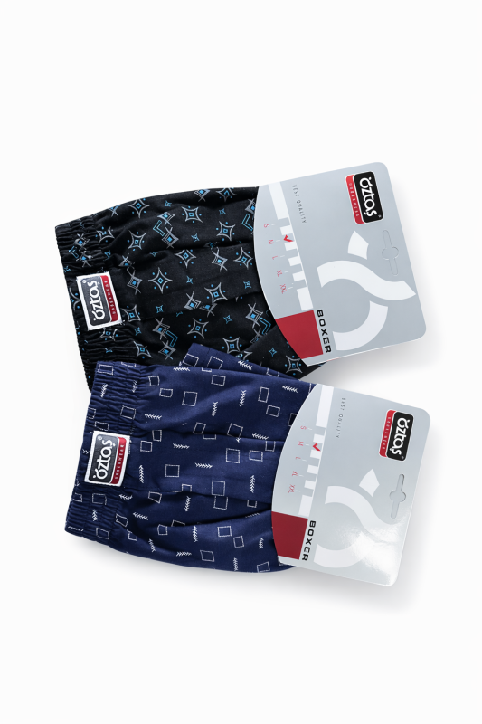 Erkek Penye Boxer Asorti 1123-A