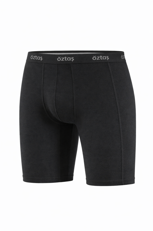 Erkek Lycralı Uzun Boxer Renkli 1736-A