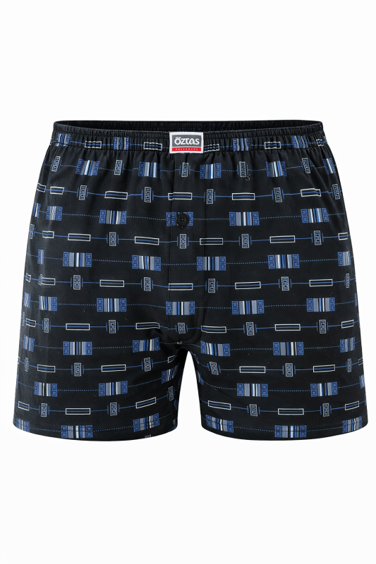 Erkek Havlu Bel Penye Boxer Asorti 11001-A