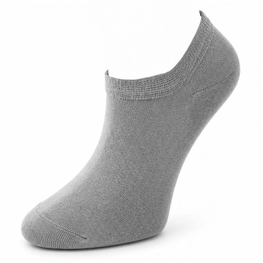 Erkek Düz Likralı Bambu Sneaker Çorap 6'lı Paket C932-012