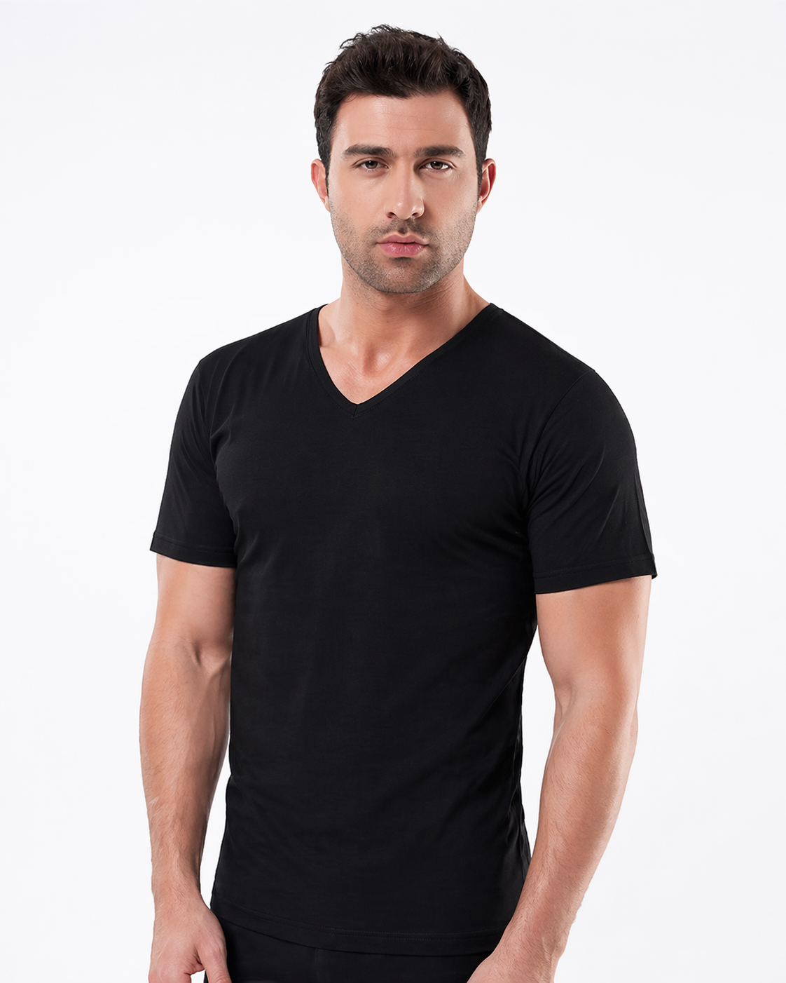 Erkek  Süprem V Yaka Fanila Renkli 1008-A