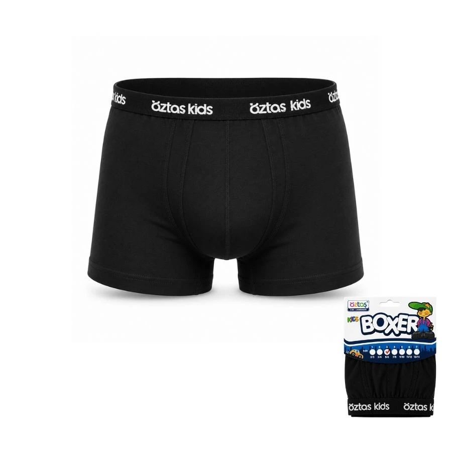 Erkek Çocuk Lycralı Renkli Boxer 3701-A