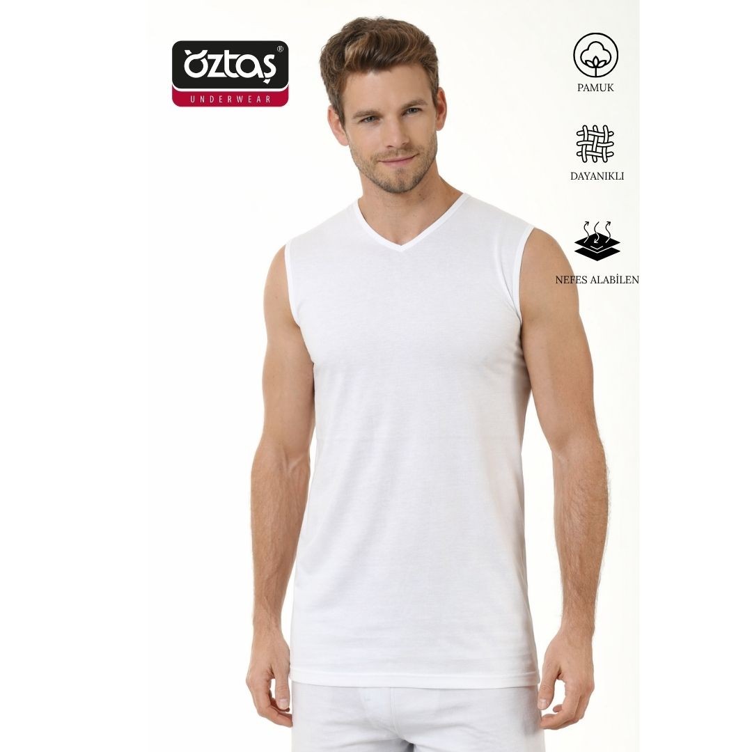 Erkek  Süprem  Kolsuz  V Yaka  1009-A