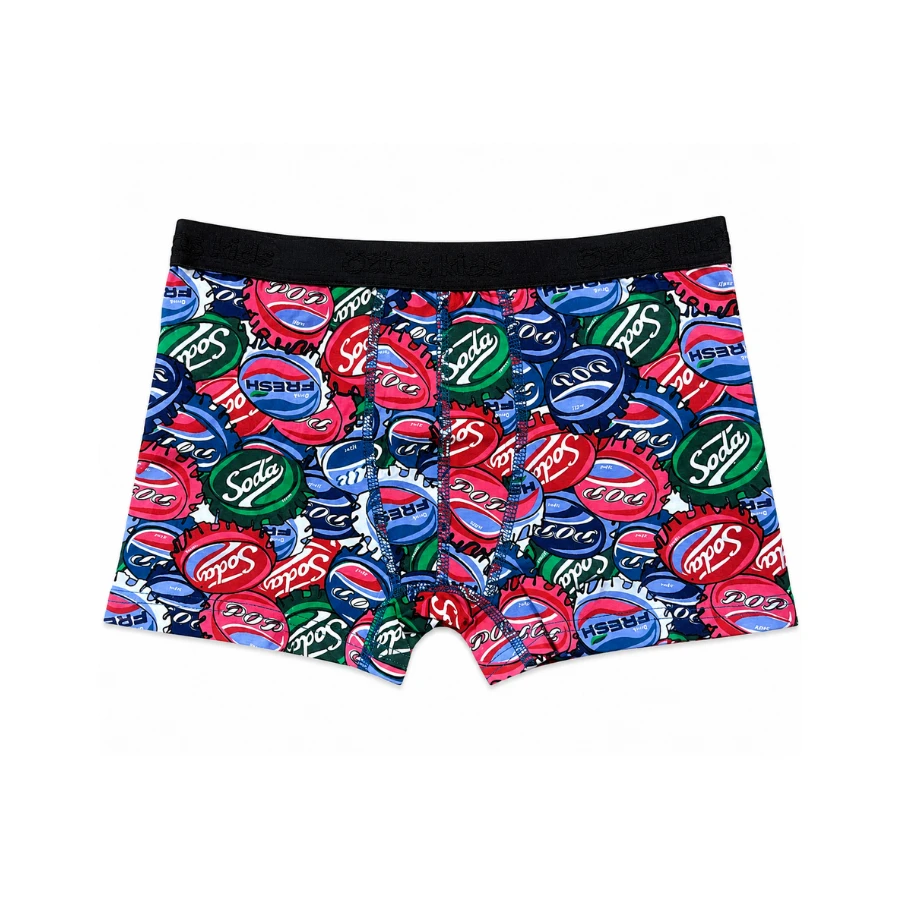 Erkek Çocuk 3'Lü Lycralı Boxer 3720-F Asortı-1