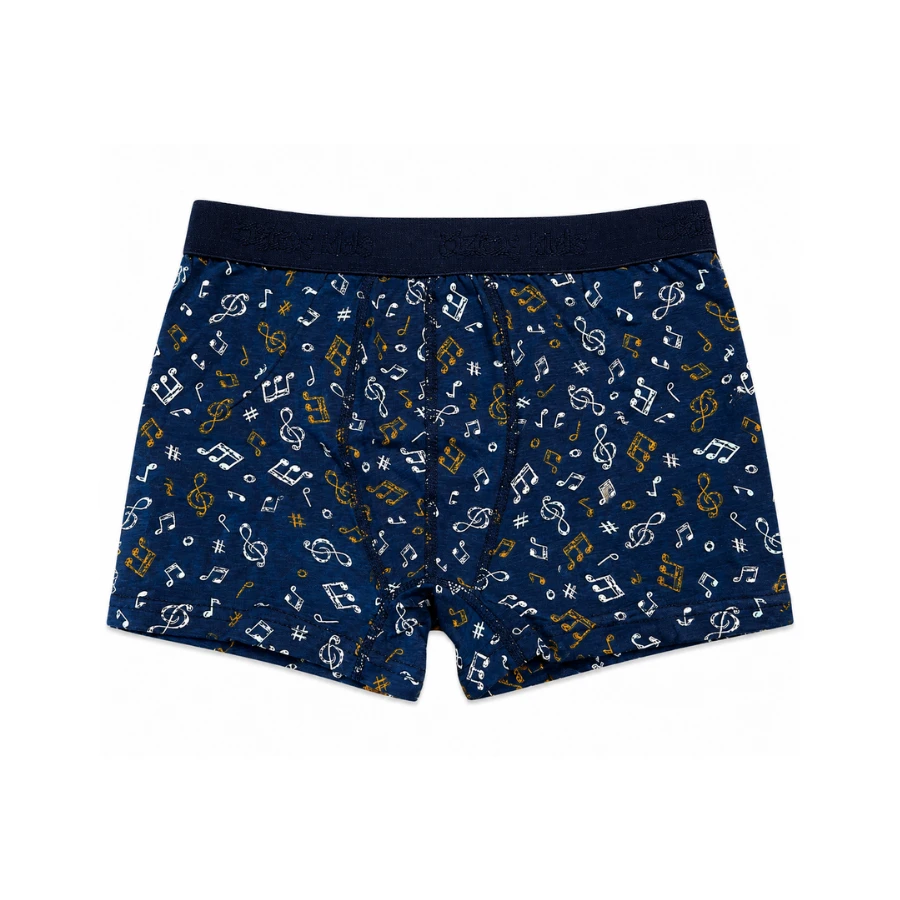 Erkek Çocuk 3'Lü Lycralı Boxer 3720-F Asortı-1